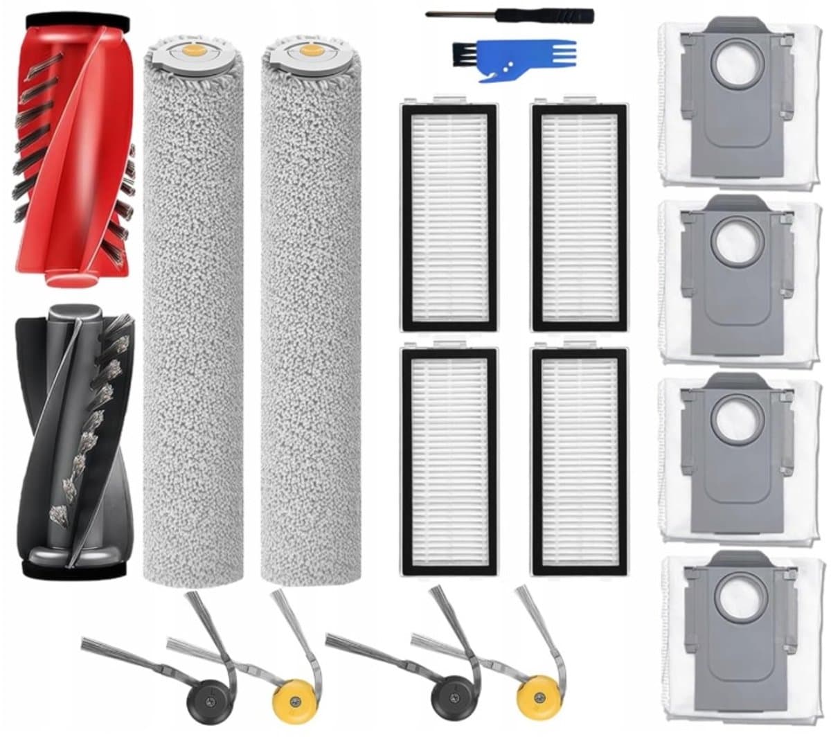 accessoireset compatibel met de Roborock Qrevo Curv 2 Flow — afbeelding 1