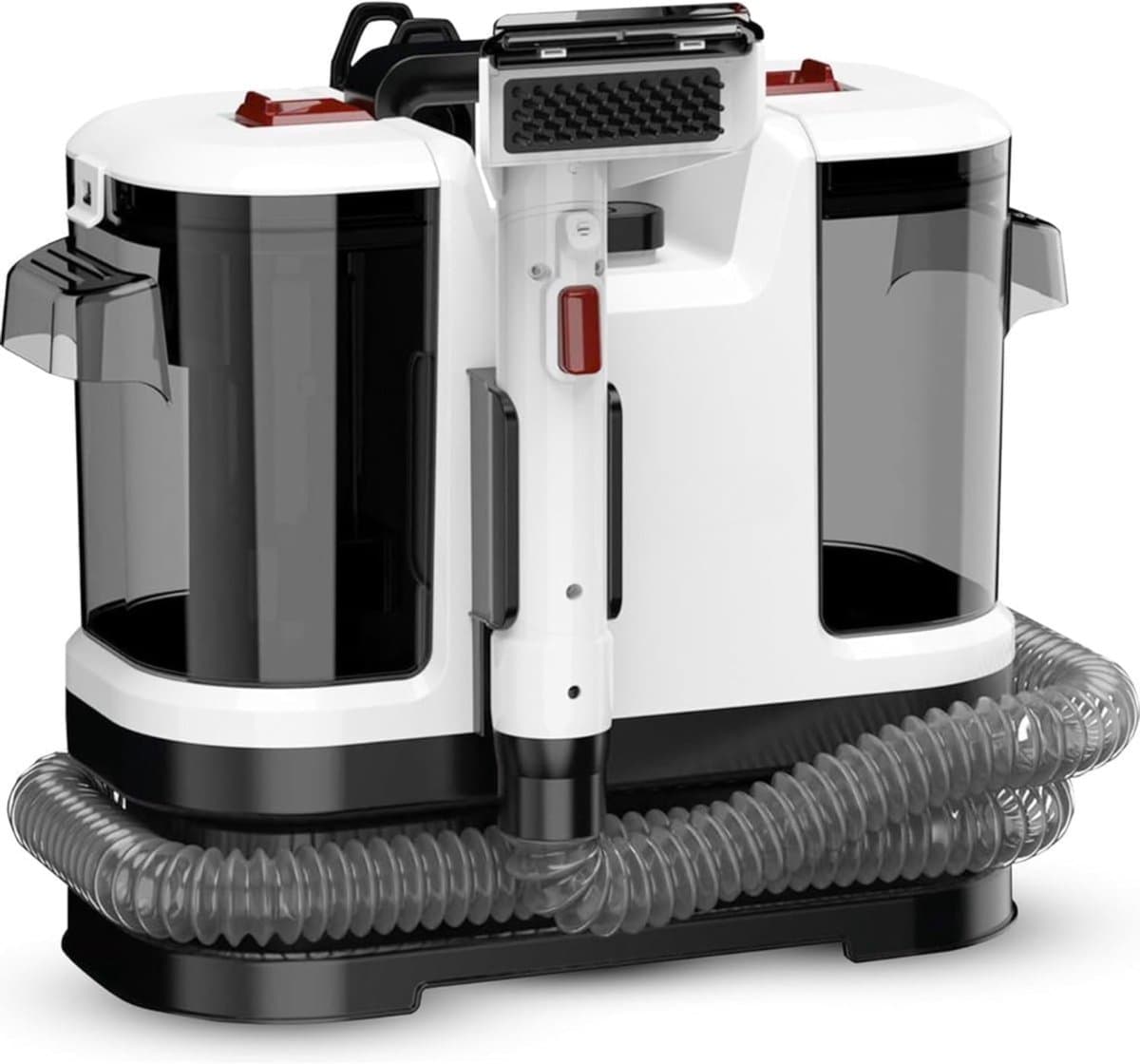Ploutos® Vlekkenreiniger - 450W - Tapijtreiniger /Vlekverwijderaar - Zwart/Wit - 18cm x 30cm x 36cm — afbeelding 1