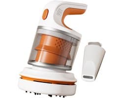KZQ Draadloze mini stofzuiger voor computer en toetsenbord - Compact handheld apparaat voor stofverwijdering bij elektronica - Draagbaar en effectief - Oranje