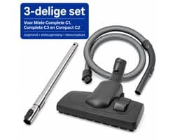 Kleanburg® Geschikt voor Miele Complete C3 Stofzuiger Onderdelen Set – Slang, Telescoopbuis & Combizuigmond