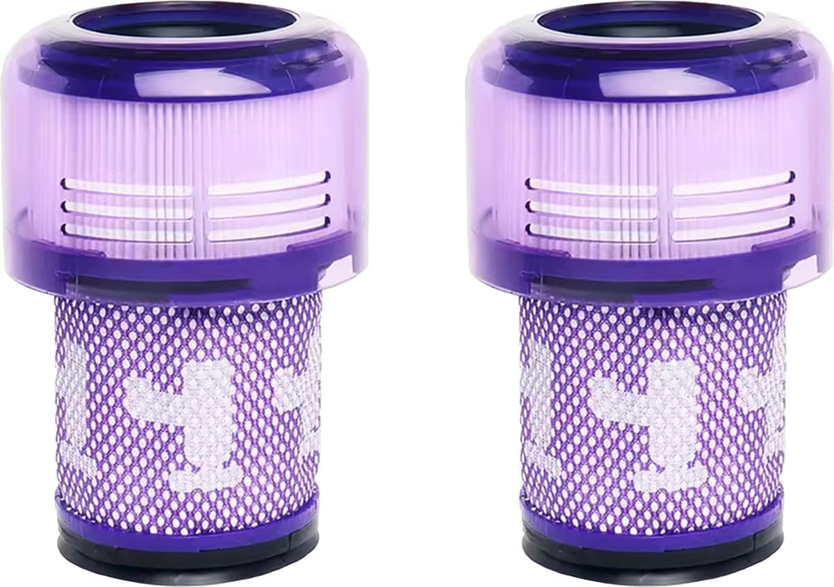 Cleanyx HEPA Filters geschikt voor Dyson V12 / SV20 - Verhoogde Zuigkracht - Wasbaar en Herbruikbaar - Geschikt voor Allergieën - 2 Stuks — afbeelding 1