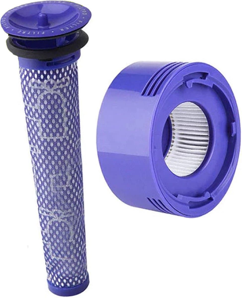Duo Set HEPA - Pre- & Post Filter - Geschikt voor Dyson V7 en V8 96747801 Accessoires. — afbeelding 1