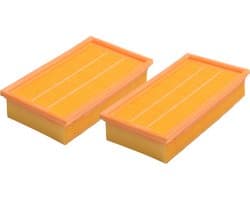 Geschikt voor FLEX. 2 stuks Vlakfilter voor VC35L, VCE35L, VCE45L, Stofklasse L. COVAKO Merk