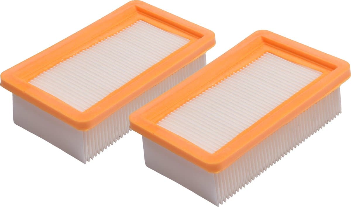 Geschikt voor KARCHER. voordeelpak 2 stuks vlakfilter voor, Aszuiger AD2, AD3, AD4, AD3000, AD3200, 6.415-953.0. COVAKO Merk — afbeelding 1