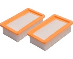 Geschikt voor KARCHER. voordeelpak 2 stuks vlakfilter voor, Aszuiger AD2, AD3, AD4, AD3000, AD3200, 6.415-953.0. COVAKO Merk