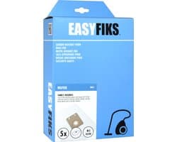 Easyfiks - Stofzuigerzakken - Geschikt voor Nilfisk Family/Business, VP300, VP600, Nilfisk Thor - 5 stuks