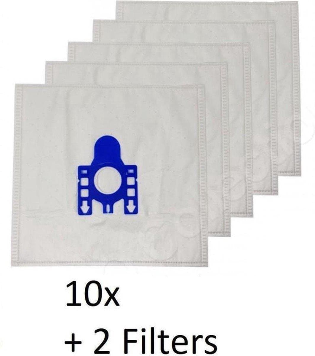AA Commerce - Stofzuigerzakken - Geschikt voor Miele Complete C3 Black Diamond (EcoLine) - 10 stuks + 2 filters — afbeelding 1