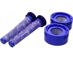 2 X Vervangende filter Geschikt voor stofzuiger Dyson V8, V7, vervanging voor het filter DY-967478-01 + DY-965661-01