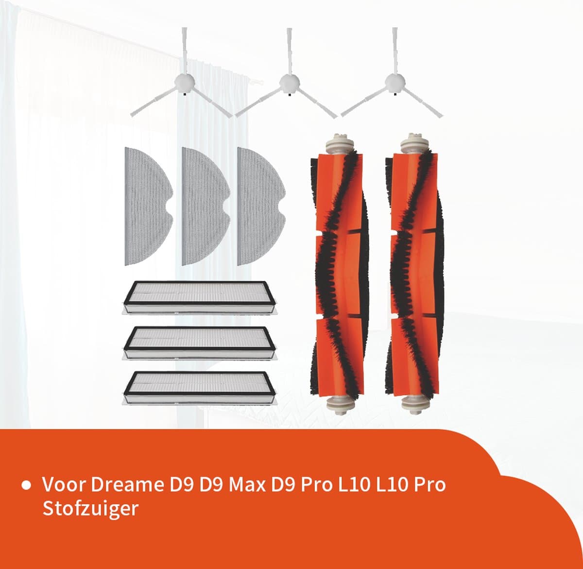 Replacements onderdelen geschikt voor Dreame D9 (Max - Pro)- L10 (Pro) Gen 1 — afbeelding 1