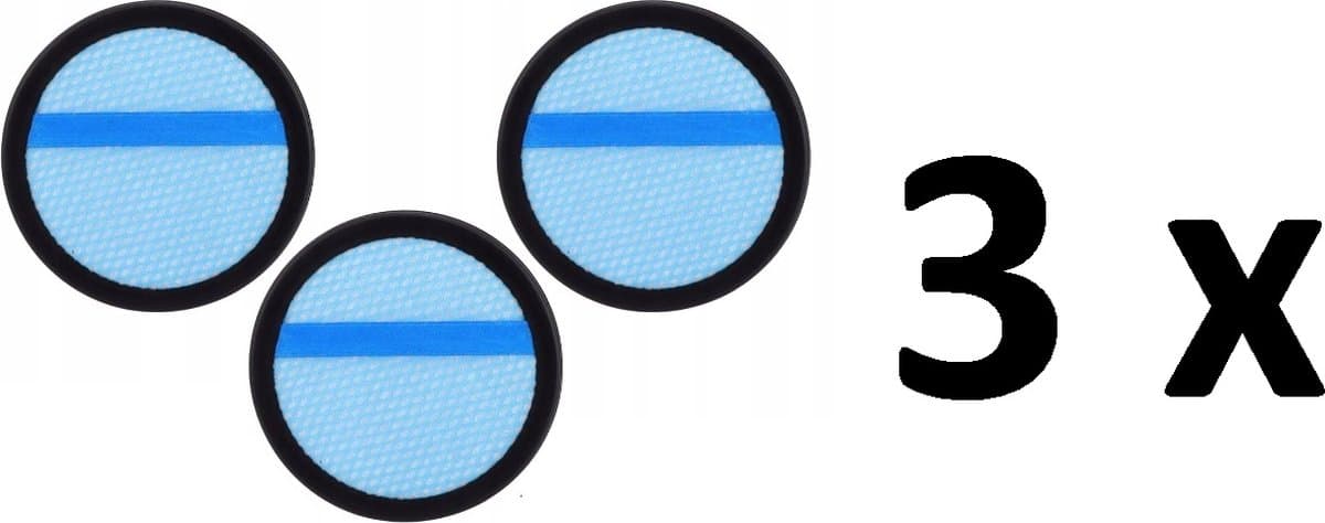 3 stuks: Wasbaar HEPA-luchtfilter vervanging voor PHILIPS PowerPro Aqua / Uno / Duo serie steelstofzuigers. Vervanging voor het originele filter CP9985/01 en Philips FC5007/01. — afbeelding 1