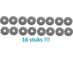 16 x Mop - Dweildoek voor Roborock - Dreame - X30 - X40 - X50 - Xiaomi - beste kwaliteit vervangingen - voor robotstofzuiger - dweilrobot robotstofzuiger