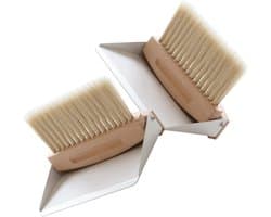 Mini Bezem Stofblik - Reinigingsset - Detail Reiniging - Compact Ontwerp - 2 Stuks - Diverse Kleuren