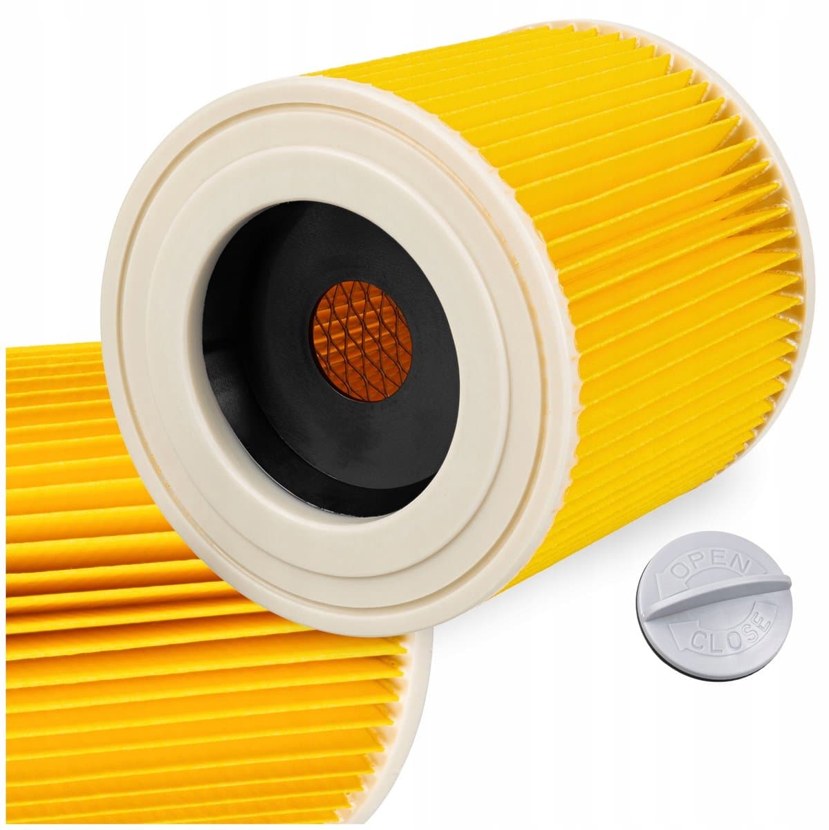 Karcher SE400 Plus Serie - Filter - Metalen Gaasversterking - Compatibel met KWD V-12, V-15, V-17 — afbeelding 1