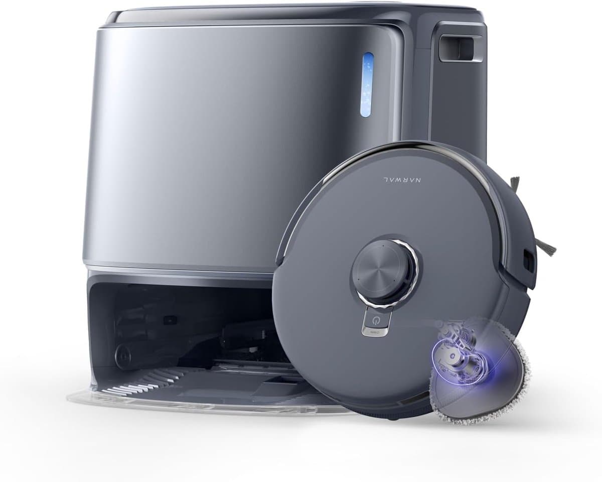 Narwal Freo Z10 Ultra Robot Vacuum & Mop: 18000Pa Suction, AI Dual Cameras, 75°C Hot Water Mop, Self-Emptying & Drying — afbeelding 1