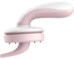 Handstofzuiger - Mini stofzuiger - Bureau schoonmaken - Oplaadbare batterij - 14 cm - Roze