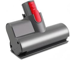 Onderdelen voor stofzuigers - Diepteborstel Mini Power Tool - Compatibel met Dyson V7 V8 V10 V11 V15 draadloze stofzuigers - Reinigt gemakkelijk matrassen, banken en auto-interieurs grondig - Grijs