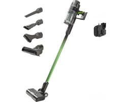 Steelstofzuiger - Draadloze Stofzuiger - Snel Huis Schoon - Drie Snelheden - 124 cm Hoog - Groen
