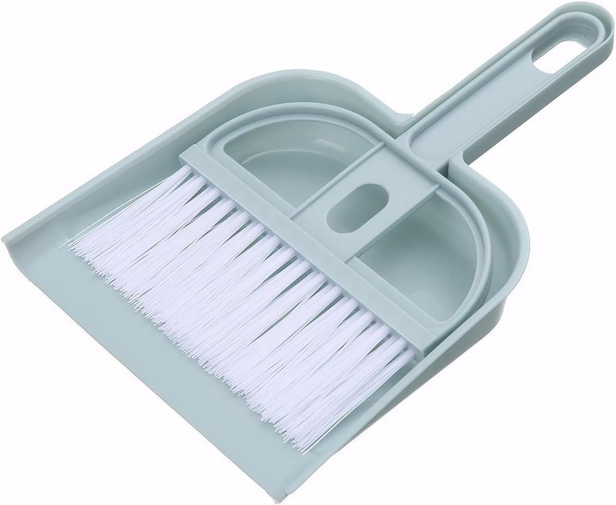 Mini Bezem en Stoffer Set voor Gemakkelijk Schoonmaken — afbeelding 1