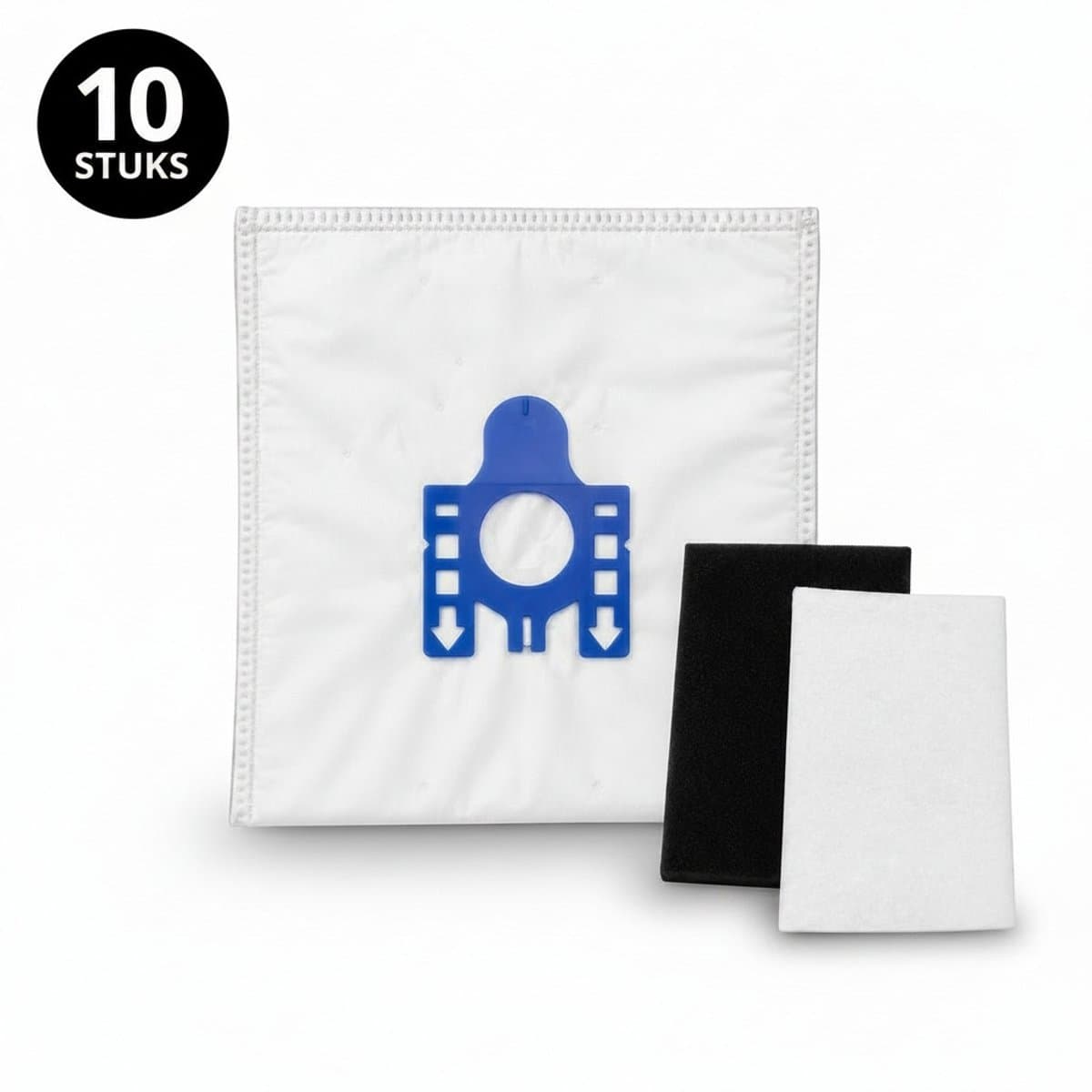 Stofzuigerzakken – Geschikt voor Miele G/H/N – 10 Stuks + Filters – Voor Complete C3, C2 & Classic C1 – AAA+ topkwaliteit huismerk stofzuigerzakken van dravaro. — afbeelding 1