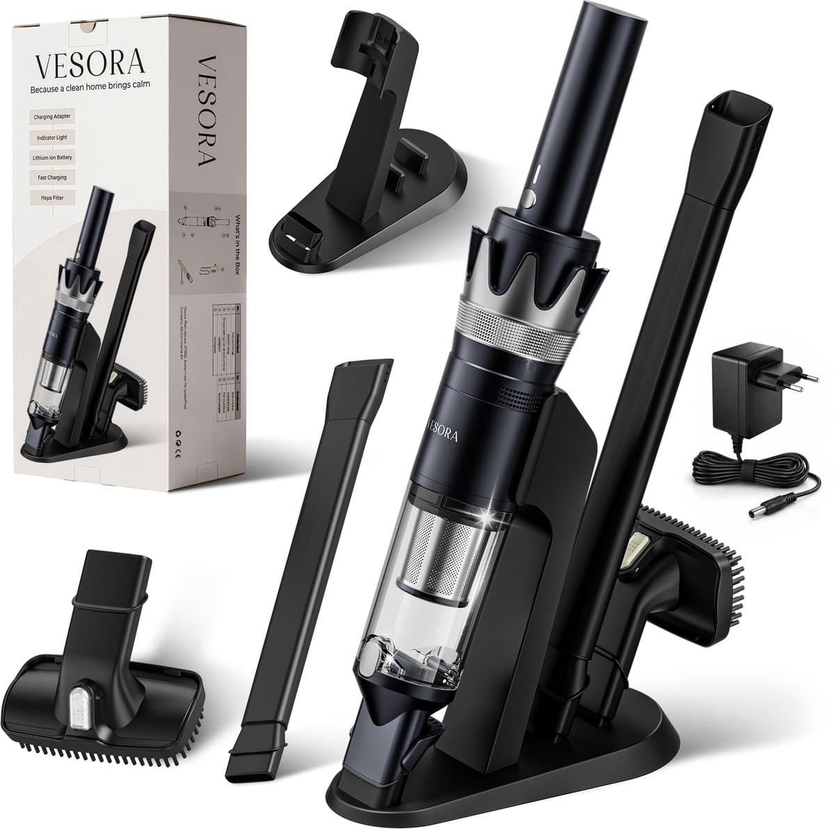 Vesora® Kruimeldief - Blauw / Zilver — afbeelding 1