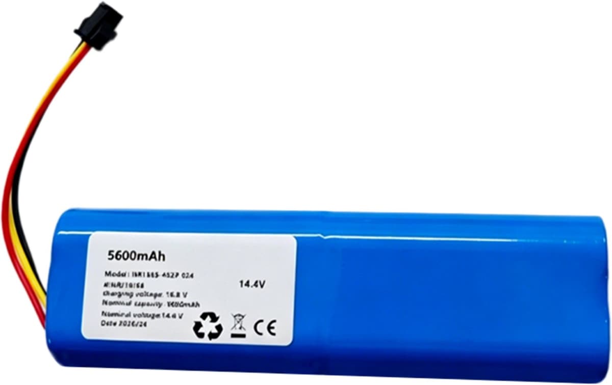 Vervangende accu voor Proscenic M7 Pro/M8 Pro/Roidmi Eve Plus/Lydsto R1/Viomi S9/Uoni V980 Plus/Neabot N2 N1/Tesvor M1 robotstofzuigers - 14,4V - 5200mAh — afbeelding 1