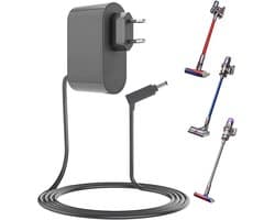 Oplader Geschikt voor Dyson V6, Dyson V7 en Dyson V8 modellen - Vervangende Geschikt voor Dyson - Stofzuigeradapter - Kabel 1,8 m