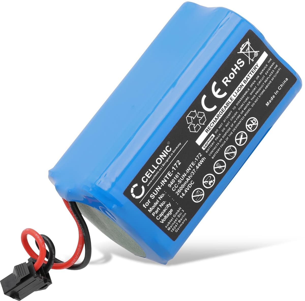 Stofzuigeraccu - 2600 mAh - 14,4 V - Lithium-ion — afbeelding 1