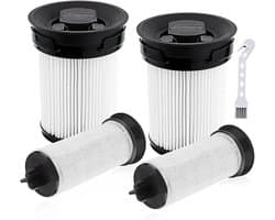 Set van twee fijnstoffilters Geschikt voor Miele Triflex HX1 stofzuigers, Miele HX-FSF cartridgefilters
