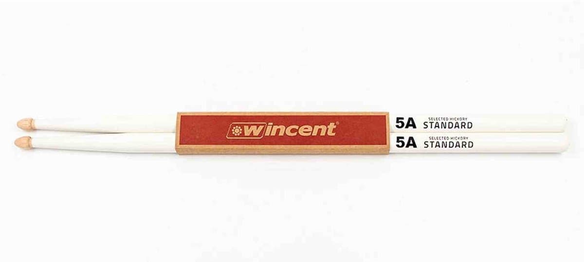 Wincent W-5ACW drumstokken 5A White — afbeelding 1