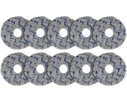 (10 stuks) wasbare dweilpads Geschikt voor ECOVACS DEEBOT X5 OMNI/ N30 Pro Omni/ T30 Pro Max/T30 Pro Omni/T30S/ T30S Combo/X2 Omni X2 P