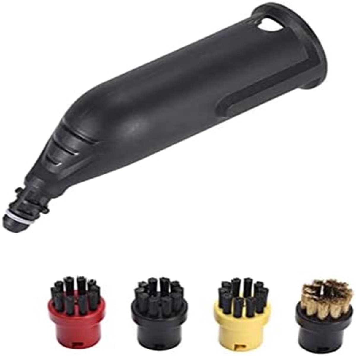 Geschikt voor 5 stuks vervangende accessoires van premium kwaliteit voor stoomreinigers, hardnekkige vlekken verwijderen, duurzame messing + nylon borstelsproeierset, compatibel met Karcher SC1 SC2 SC3 SC4 SC5 SC7 CTK10-Belle's product — afbeelding 1