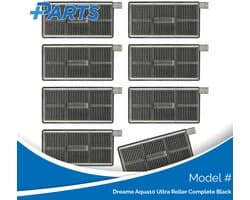 Dreame Aqua10 Ultra Roller Complete Black Filters (8 Stuks, Plus.Parts® alternatief voor 20010100001863)