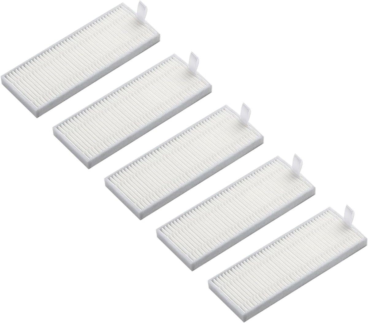 5 Pack Vervanging Filter Set - Wasbare Stoffilter - Efficiënte Filtratie Voor Lefant F1 Robot Stofzuiger Onderdelen Accessoires — afbeelding 1