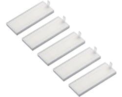 5 Pack Vervanging Filter Set - Wasbare Stoffilter - Efficiënte Filtratie Voor Lefant F1 Robot Stofzuiger Onderdelen Accessoires