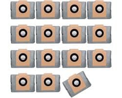 Eufy X8 Pro en X10 Pro Omni Stofzakken (15 Stuks, Plus.Parts® alternatief voor T29F70A2)