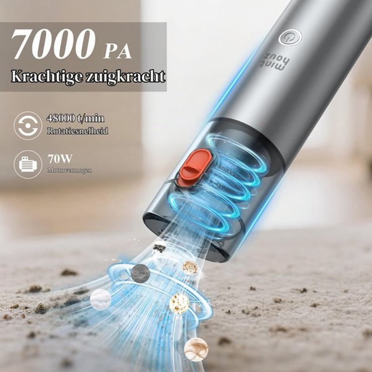 Handstofzuiger met accu — afbeelding 1