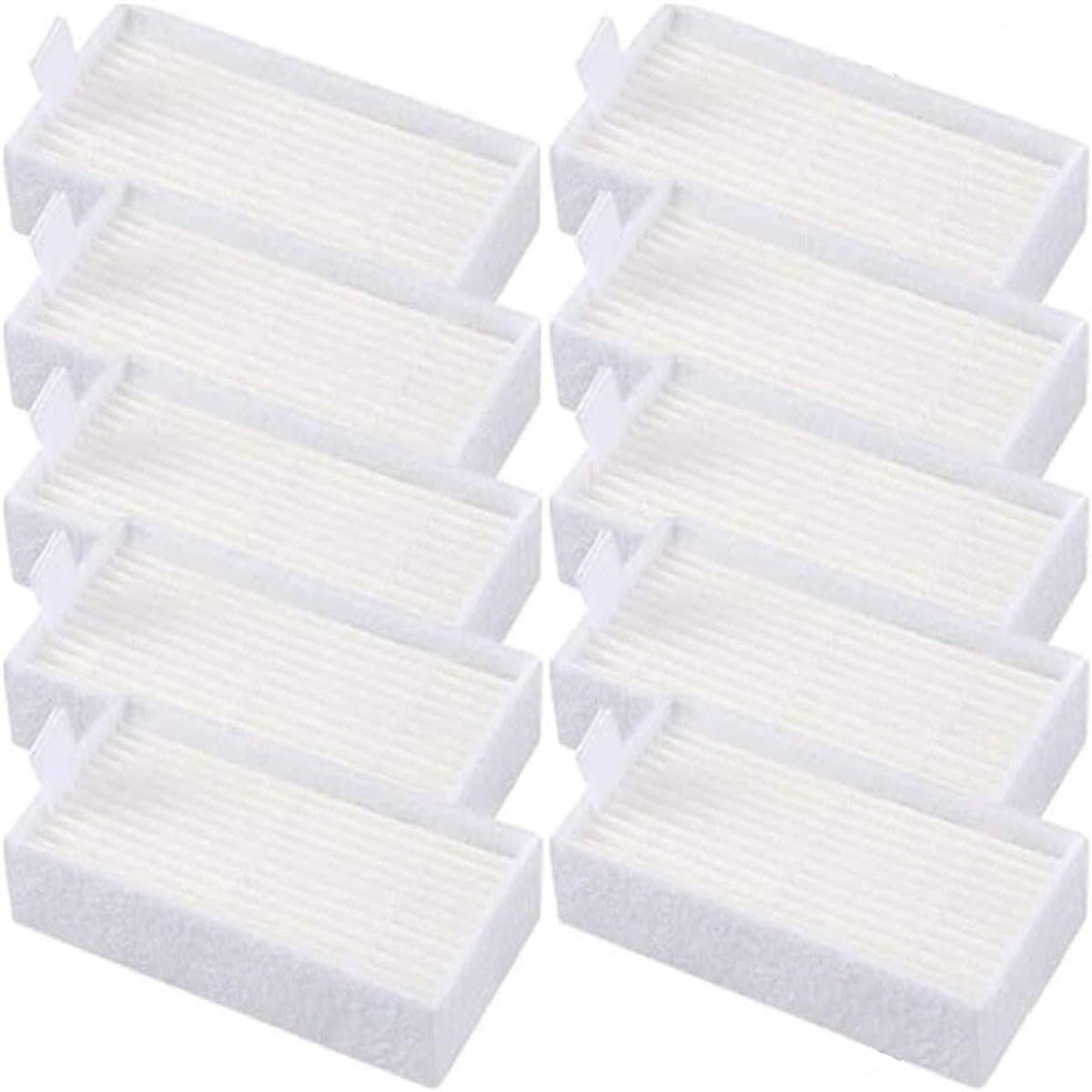 10 stuks HEPA vervangingsfilter voor robotstofzuiger - V3 V5 V5s compatibel - Hoge Kwaliteit - Stofzuigeraccessoires — afbeelding 1