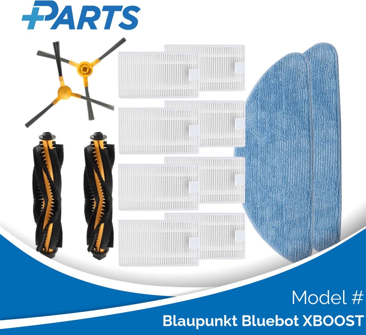 Blaupunkt Bluebot XBOOST Onderhoudsset (Plus.Parts® alternatief voor BPK-BHXB1) — afbeelding 1