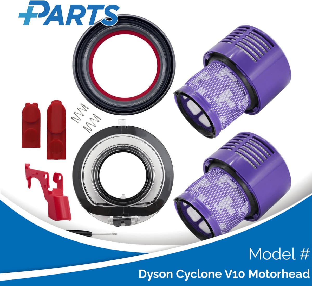 Dyson Cyclone V10 Motorhead Onderhoudsset (Plus.Parts® alternatief voor 969082-01) — afbeelding 1