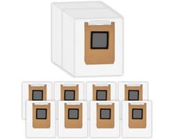 10-pack Stofzuigerzakken geschikt voor Eufy Omni E28/E25/E35 robotstofzuiger - Stofzuigerzakken - Vervangende stofzakken E25 - Stofzuigerzakken met grote capaciteit - Stofzuigerzakken