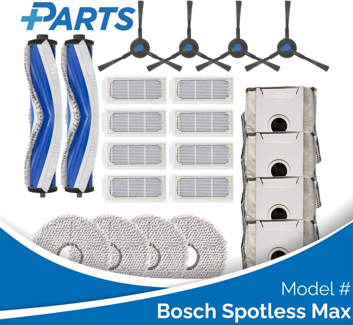 Bosch Spotless Max Onderhoudsset (Plus.Parts® alternatief voor BHZR-SET) — afbeelding 1