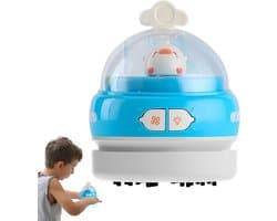 Desktop Stofzuiger - Mini Stofzuiger - Bureau Schoonmaken - USB Oplaadbaar - 11.9 x 9.1 cm - Blauw