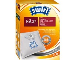 Swirl KÄ2 stofzuigerzakken geschikt voor Karcher en Nilfisk - 3 stuks - voor series WD2 - MV2 - Buddy II