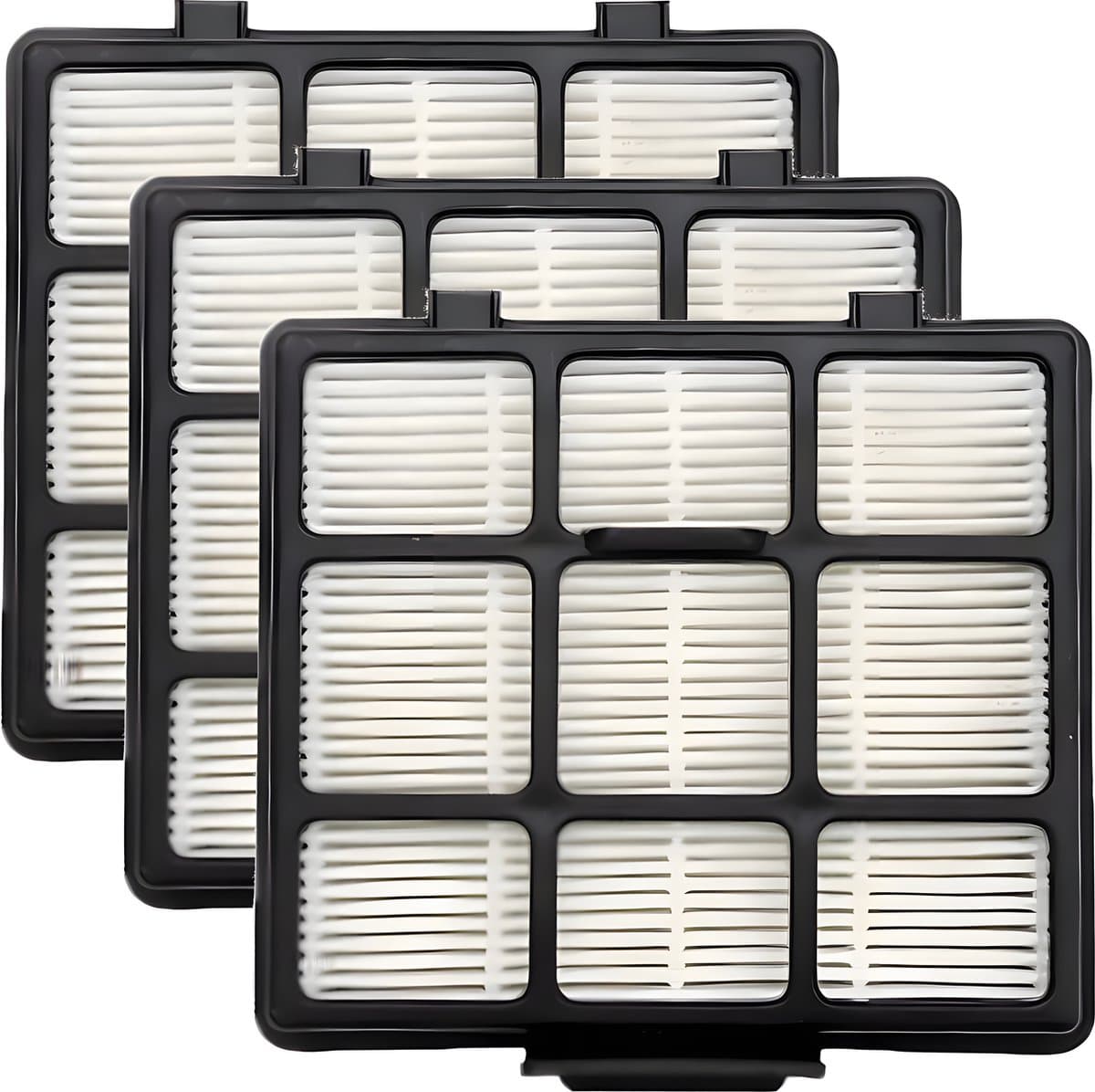 3x HEPA Filter geschikt voor Inventum ST306, ST307, ST308 vervangt onderdeel nummer 21200900120 en 21200900010 — afbeelding 1