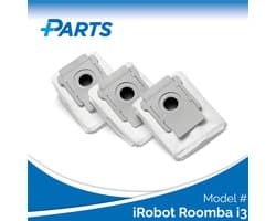 iRobot Roomba i3 Stofzakken (3 Stuks, Plus.Parts® alternatief voor 4626194 / 4640235)