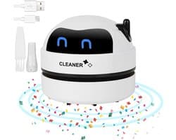 Draadloze Mini Tafelstofzuiger - USB Oplaadbaar en Draagbaar Hoog Zuigvermogen