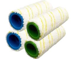 vervangende rolborstels Geschikt voor Kärcher FC7/FC5/FC3/FC3D + microvezelrolborstel (geel) Geschikt voor EWM 2 draadloze vloerreiniger.