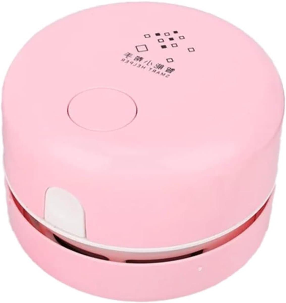 Mini Bureau Stofzuiger - Tafelreiniger Desktop - Bureau Opruimen - Draagbaar Compact Design - 147.5 Grams - Roze — afbeelding 1