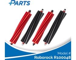 Roborock R100048 Borstels (4 Stuks, Plus.Parts® alternatief voor 8.02.0322)