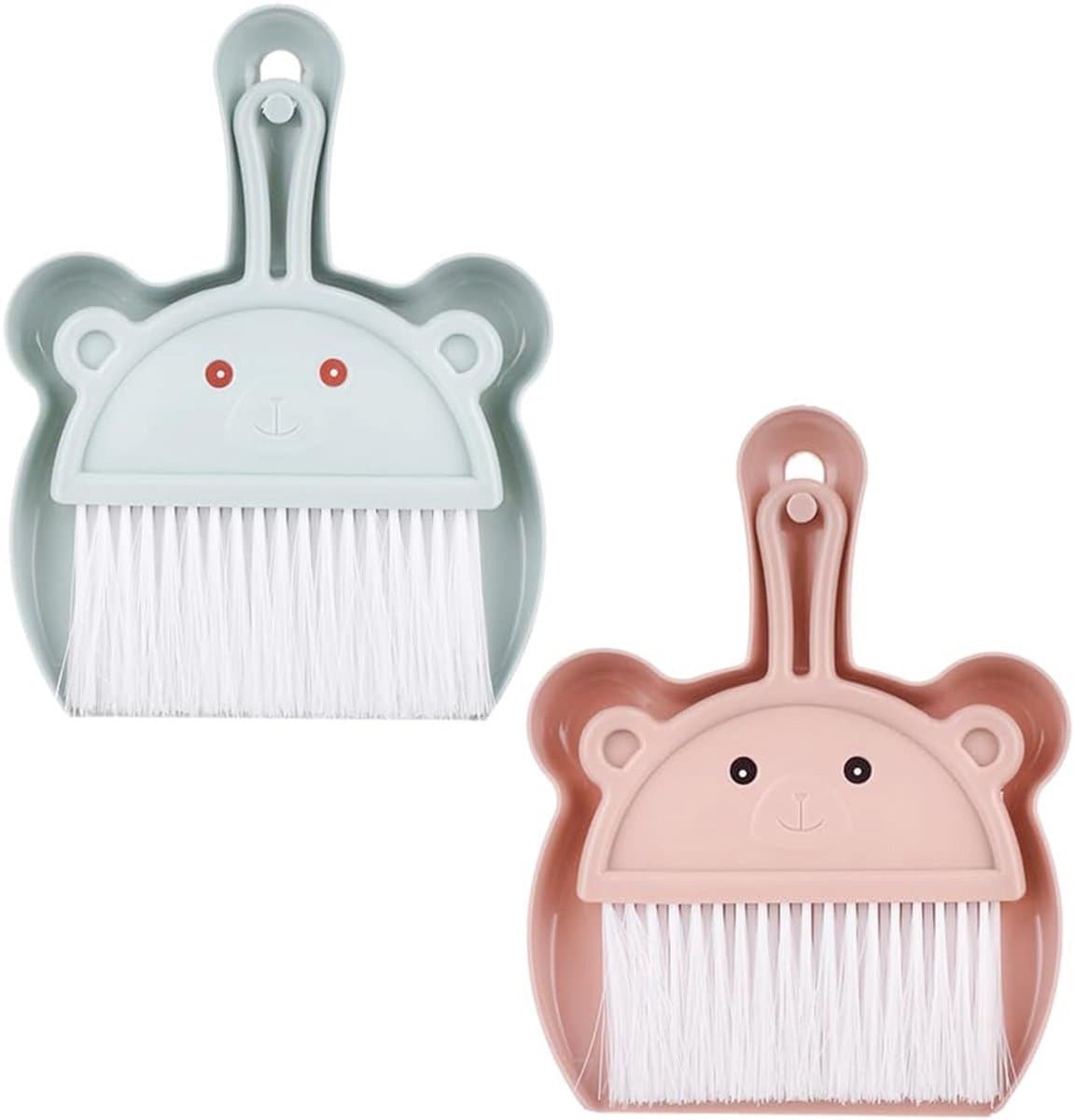 Kleine Stoffer Bezem Set - Mini Kruimel Veegmachine - Snelle Schoonmaak - Ergonomisch Ontworpen - 20 x 16 cm — afbeelding 1